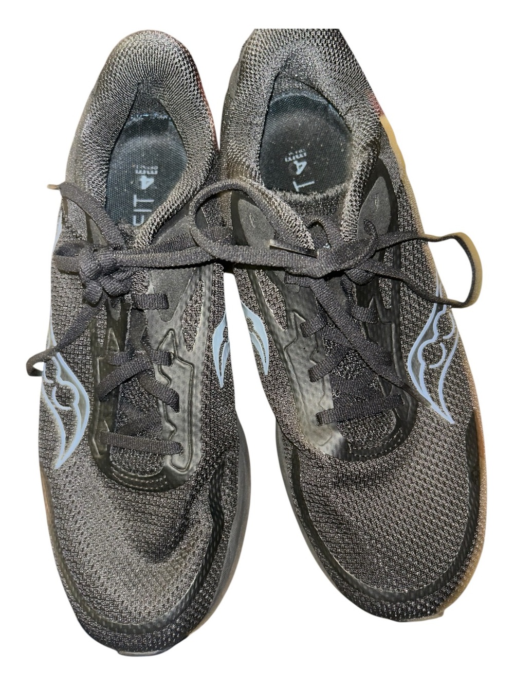 Saucony Women's Ride Athletic Running Shoes - Black/Gray